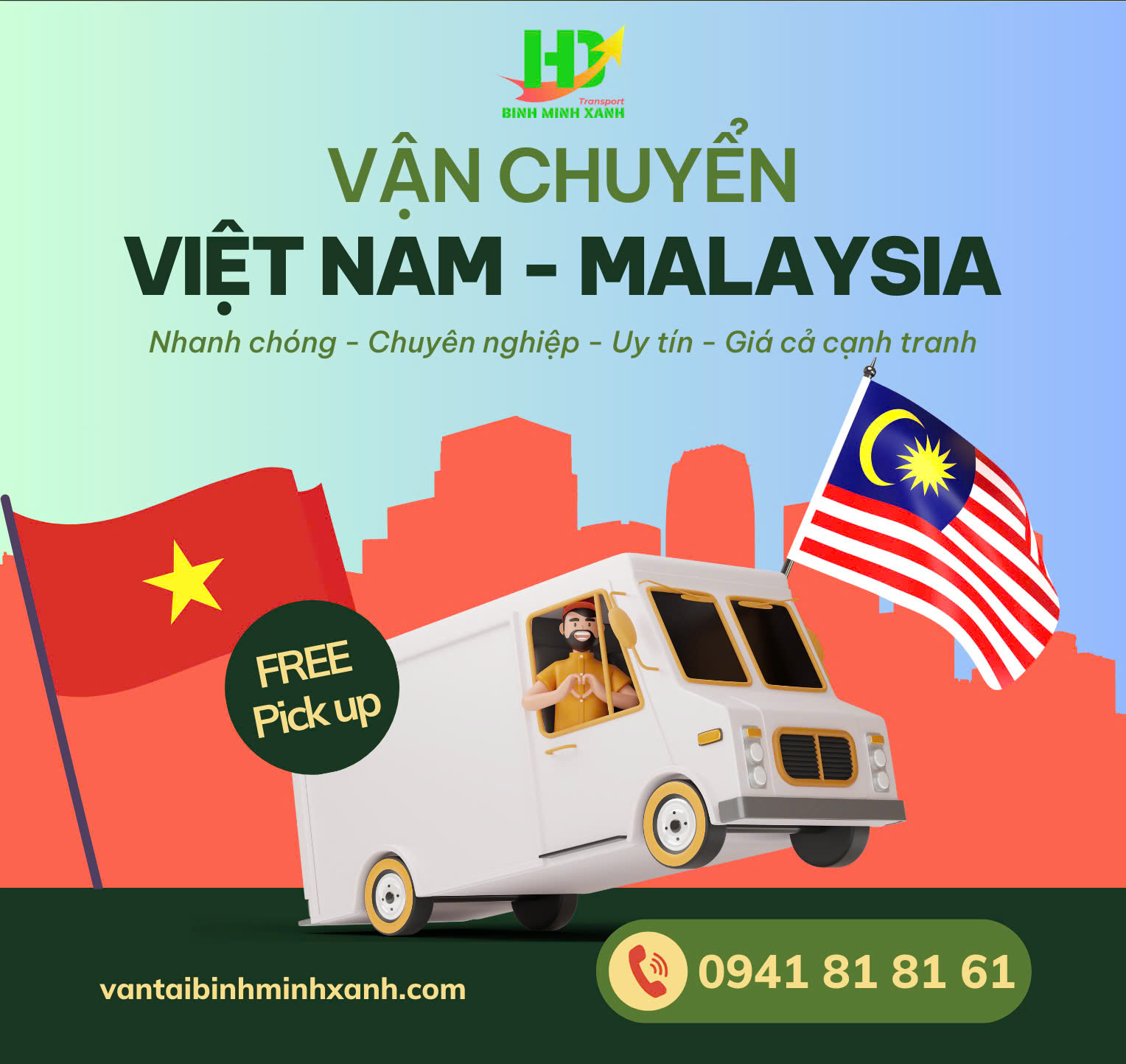 Vận chuyển hàng đi Malaysia